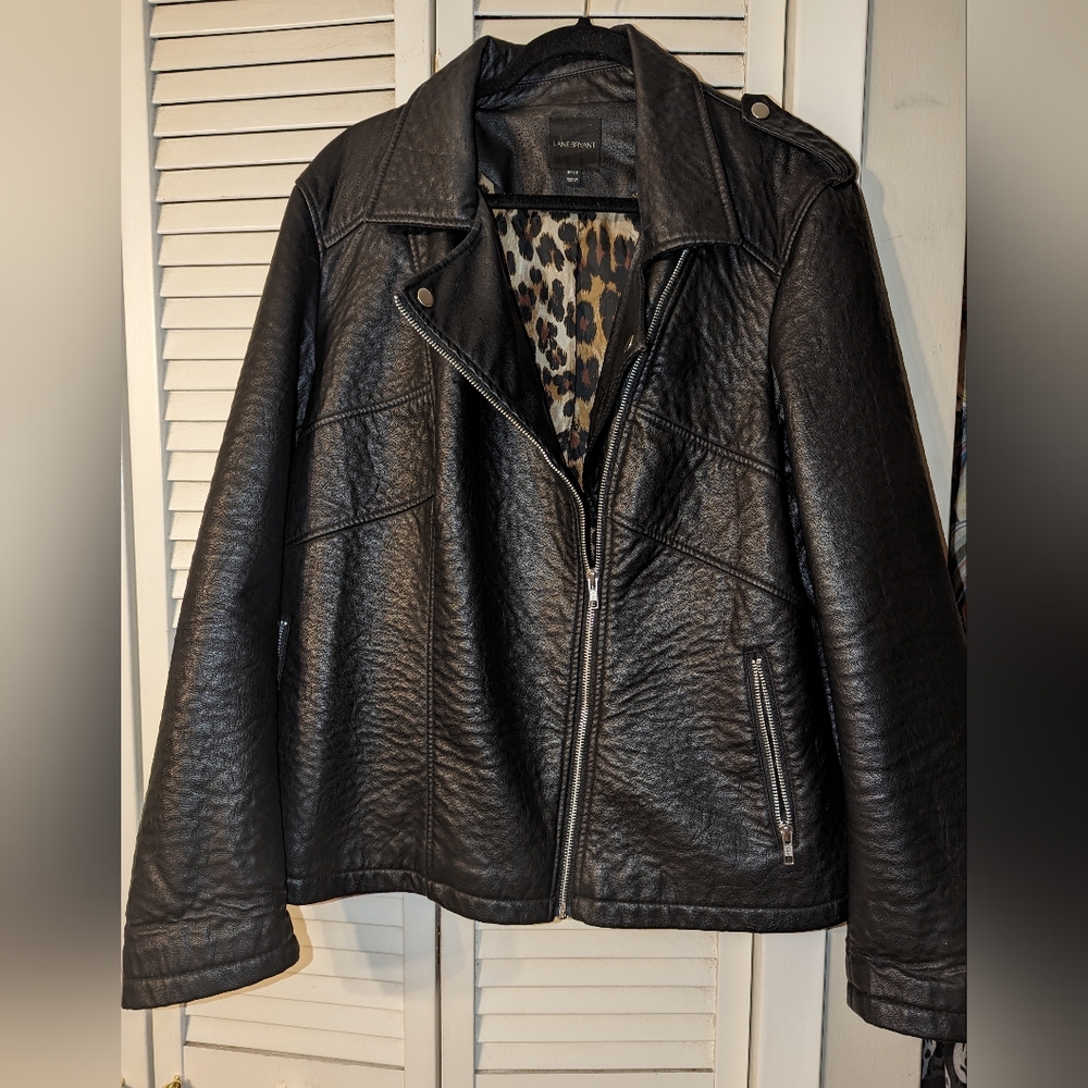 Lane Bryant Faux leather jacket